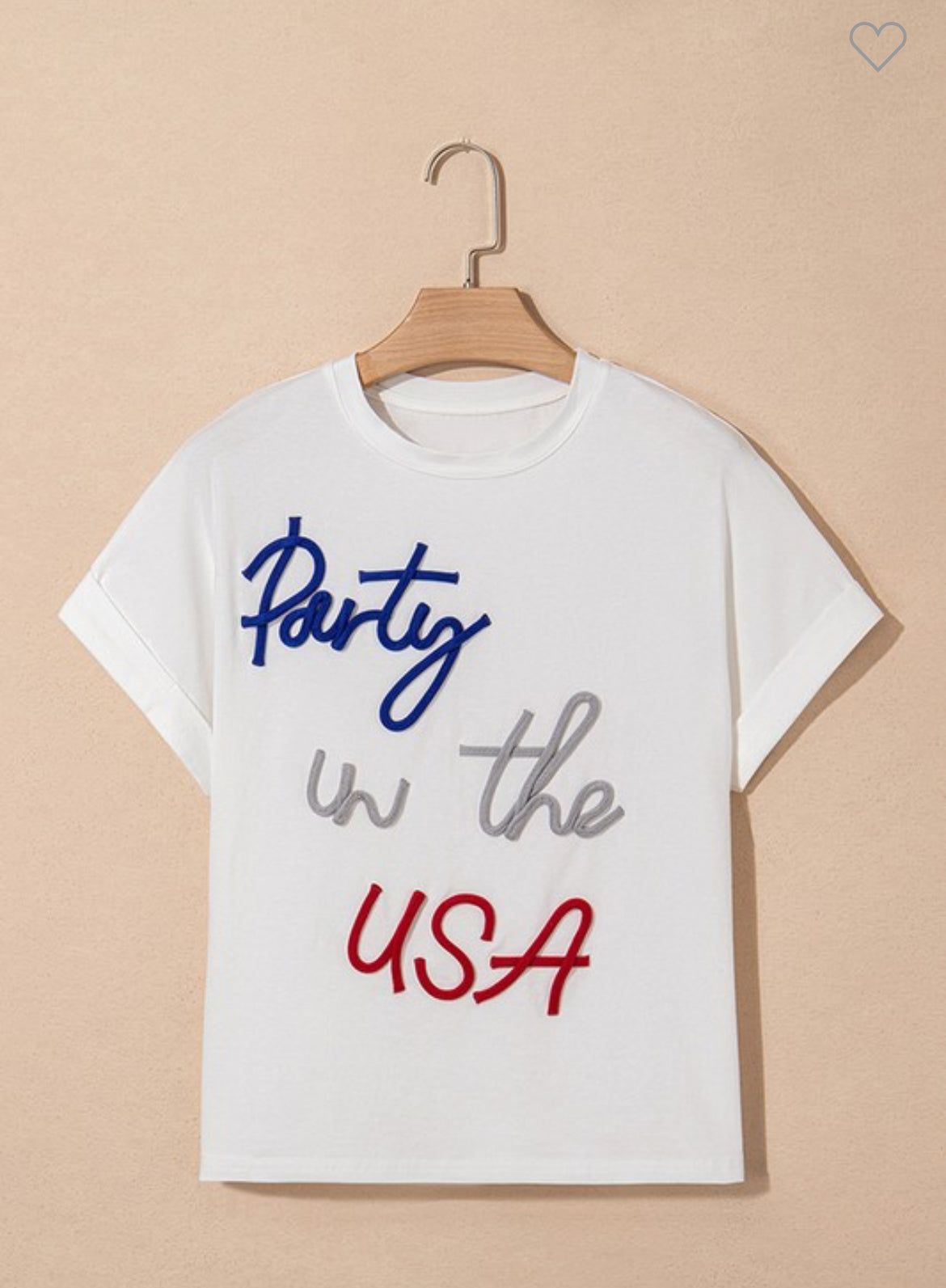 Party in the USA Tee Wildflowers & Denim
