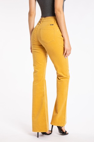 87 Kan kan Corduroy Wide Leg Wildflowers & Denim