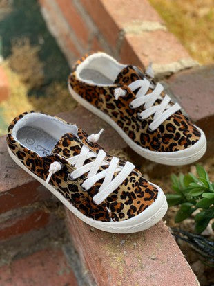 Foam Insert Tennis Shoes Wildflowers & Denim