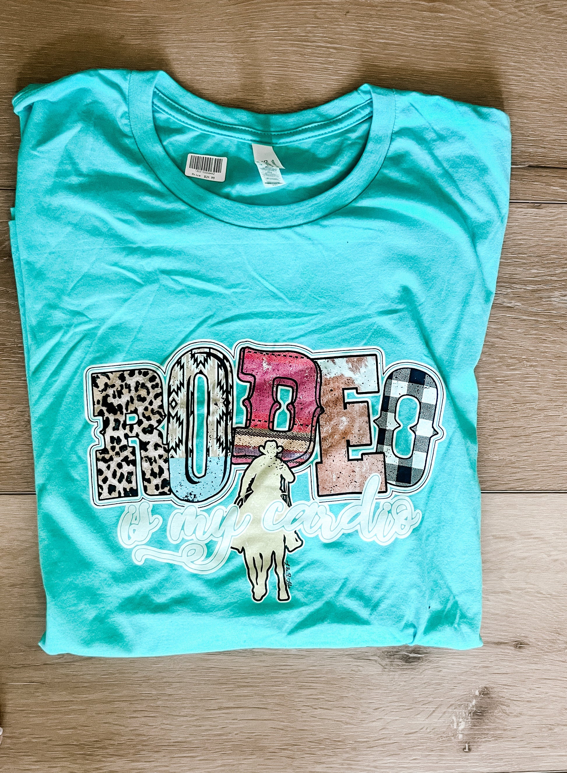 Rodeo Is My Cardio Graphic Tee Wildflowers & Denim