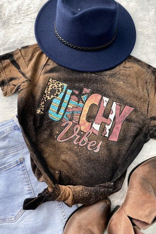 Punchy Vibes Graphic Tee Wildflowers & Denim