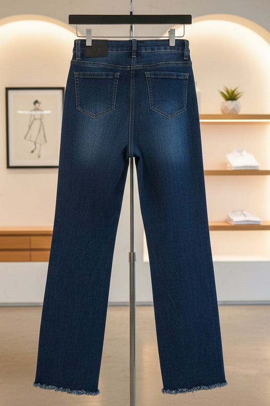 L&B High Rise Raw Hem jeans