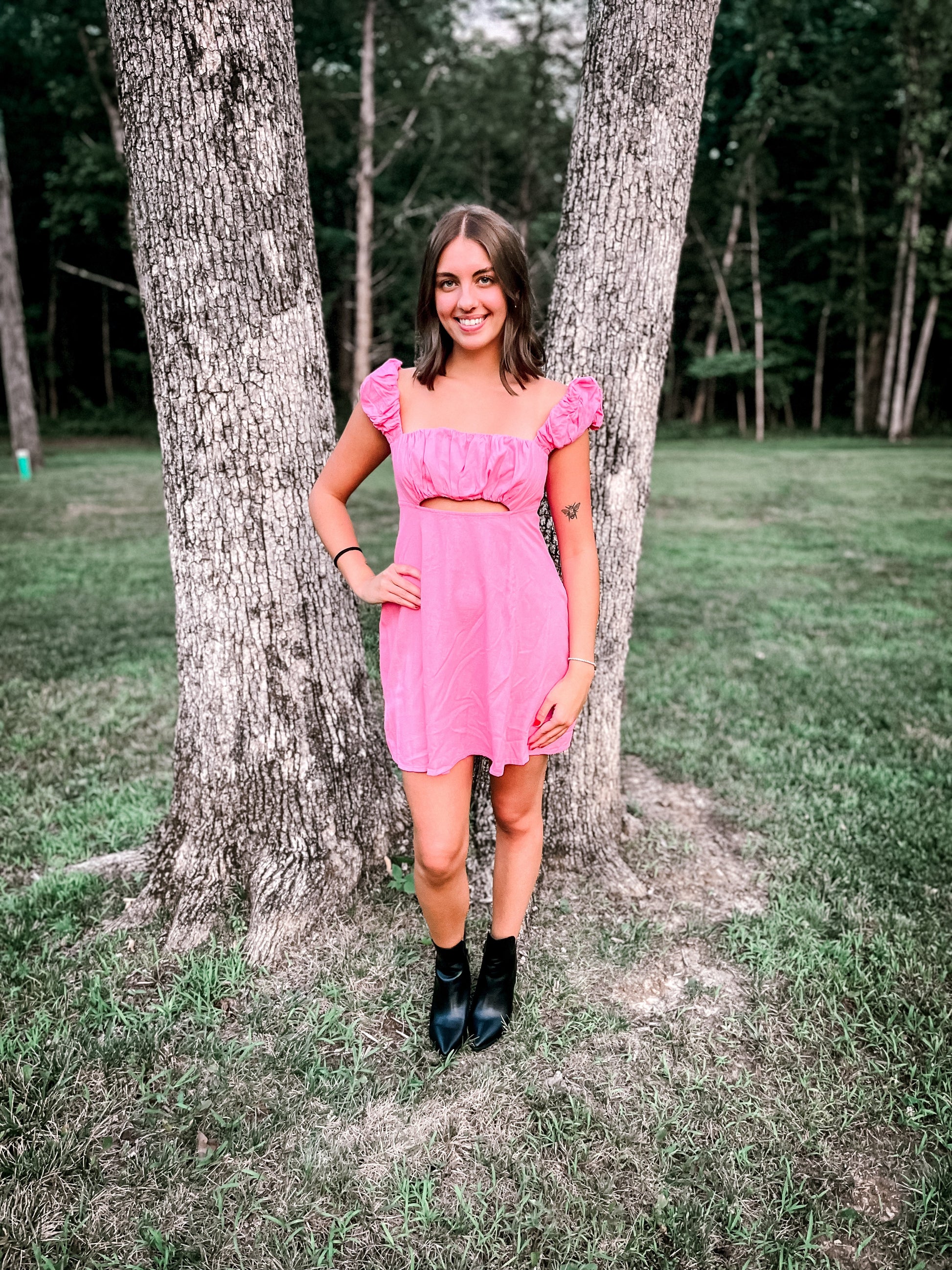 Puffed sleeve minidress Wildflowers & Denim