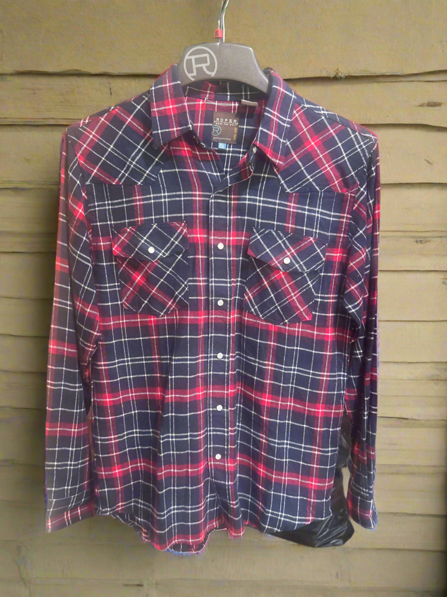 Roper Flannel Wildflowers & Denim