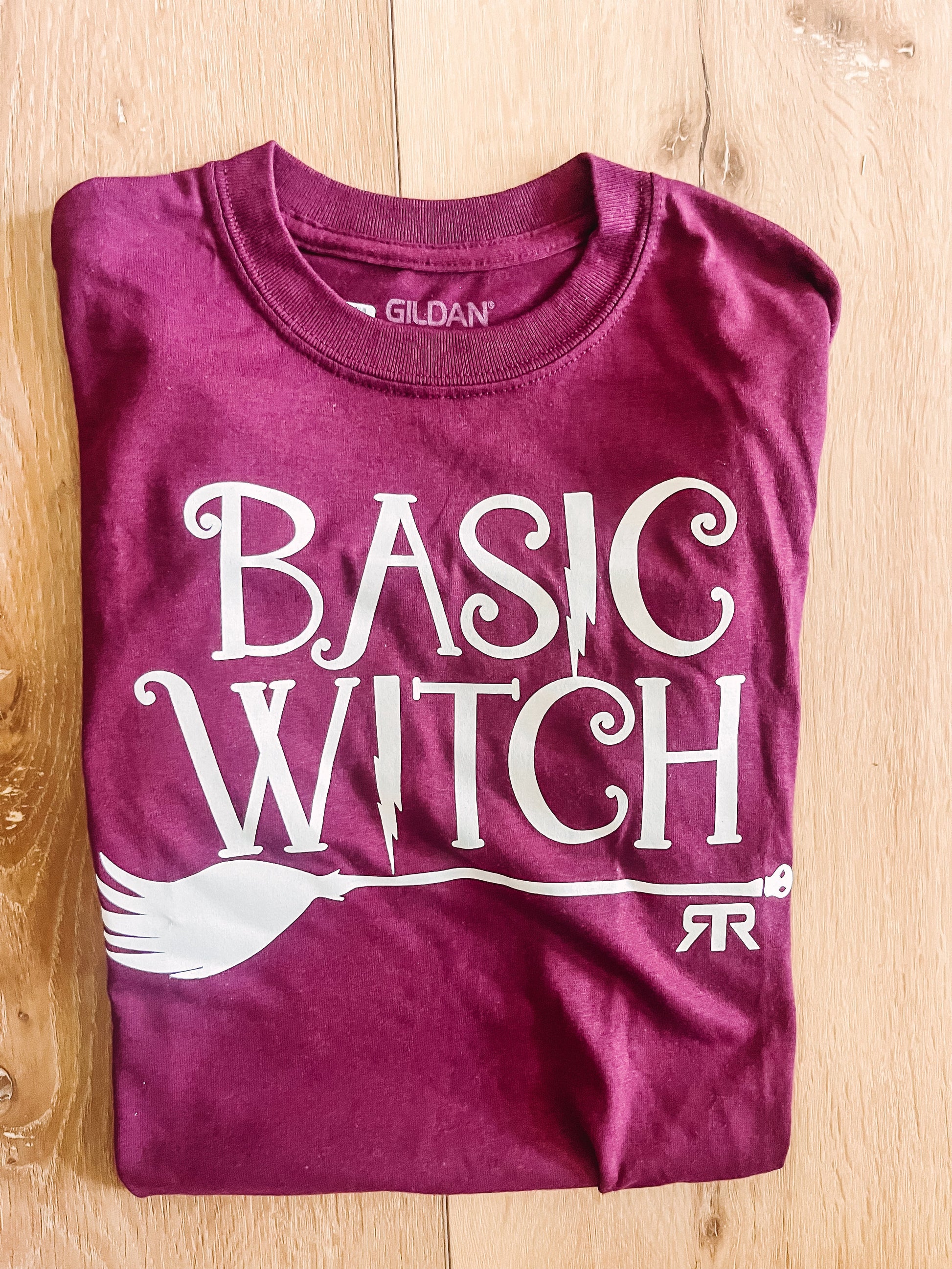 Basic Witch Tee Wildflowers & Denim