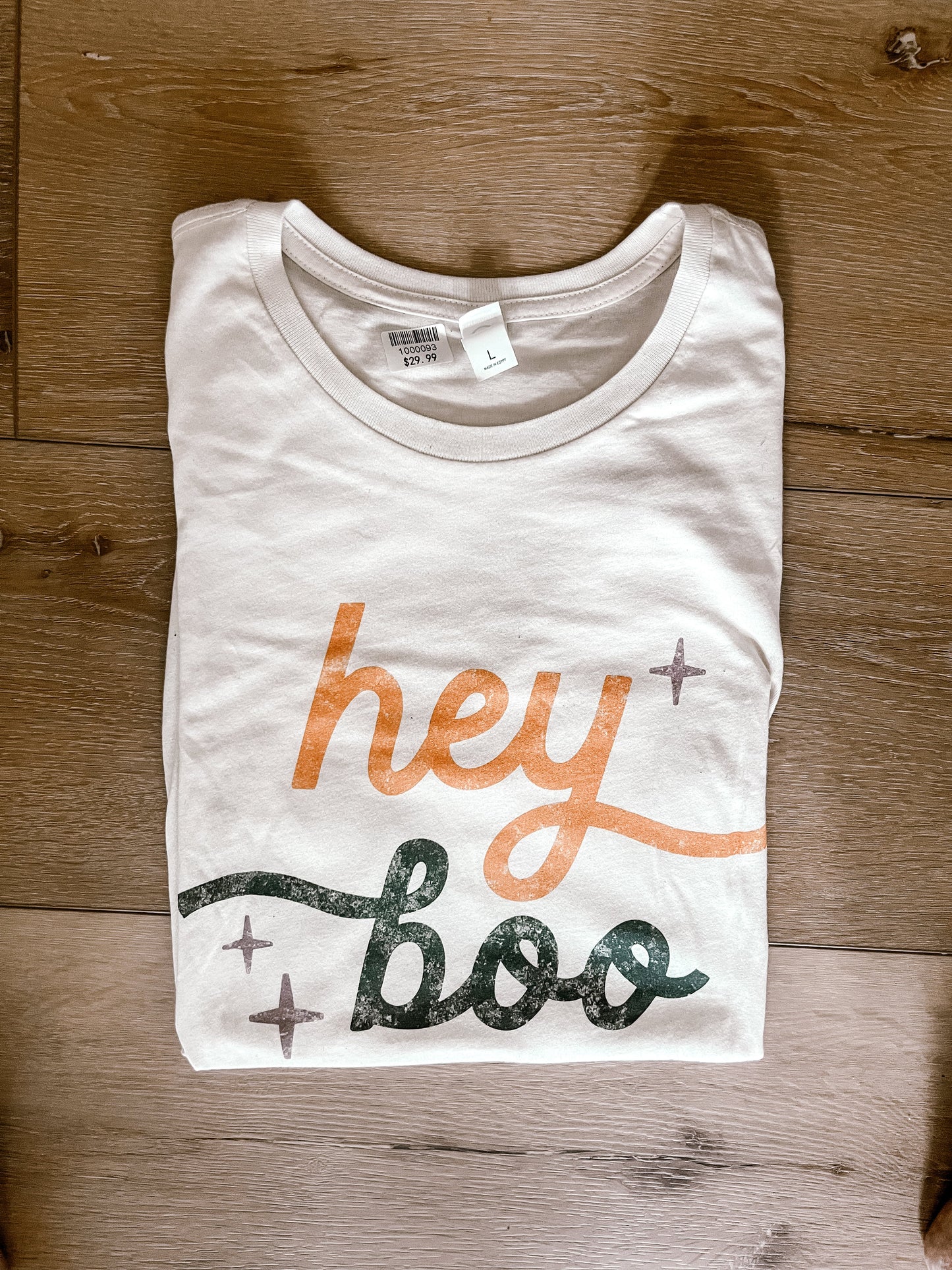 Hey Boo Halloween Graphic Tee Wildflowers & Denim