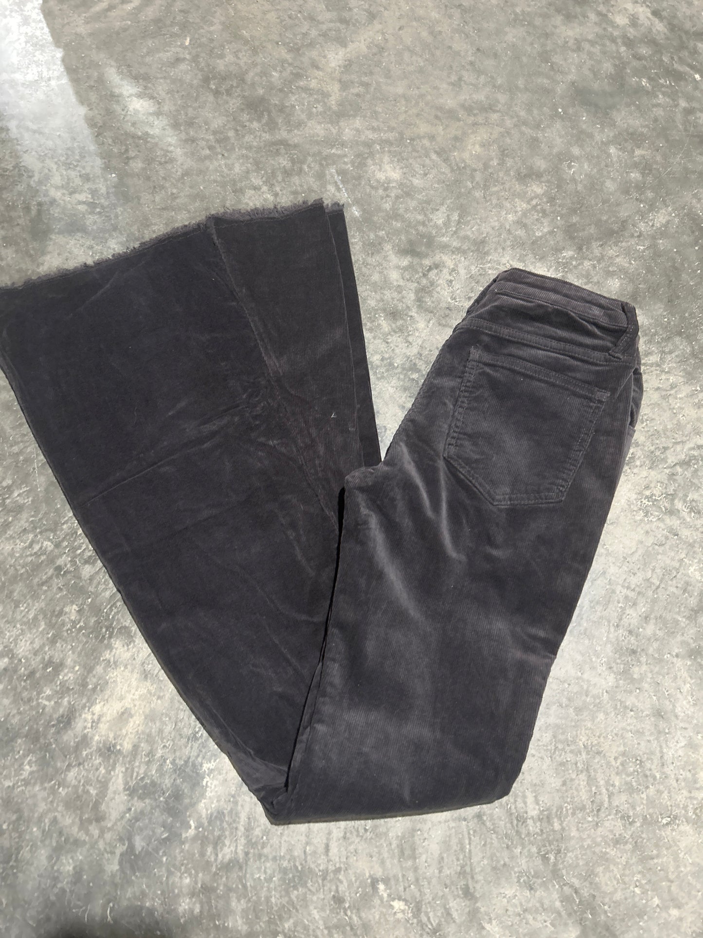 Black Corduroy Bell Bottoms Wildflowers & Denim