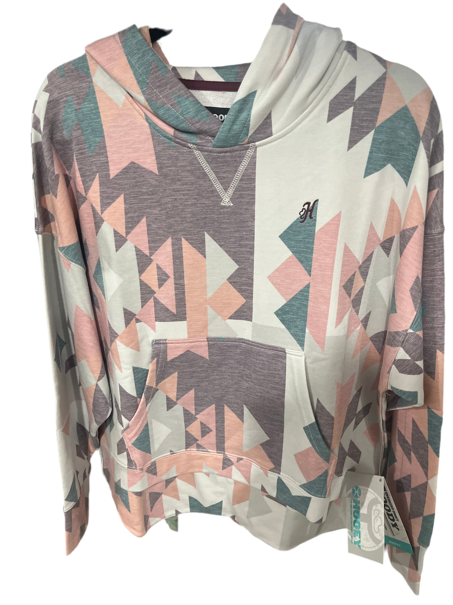 Roomy Hooey Hoodie Wildflowers & Denim