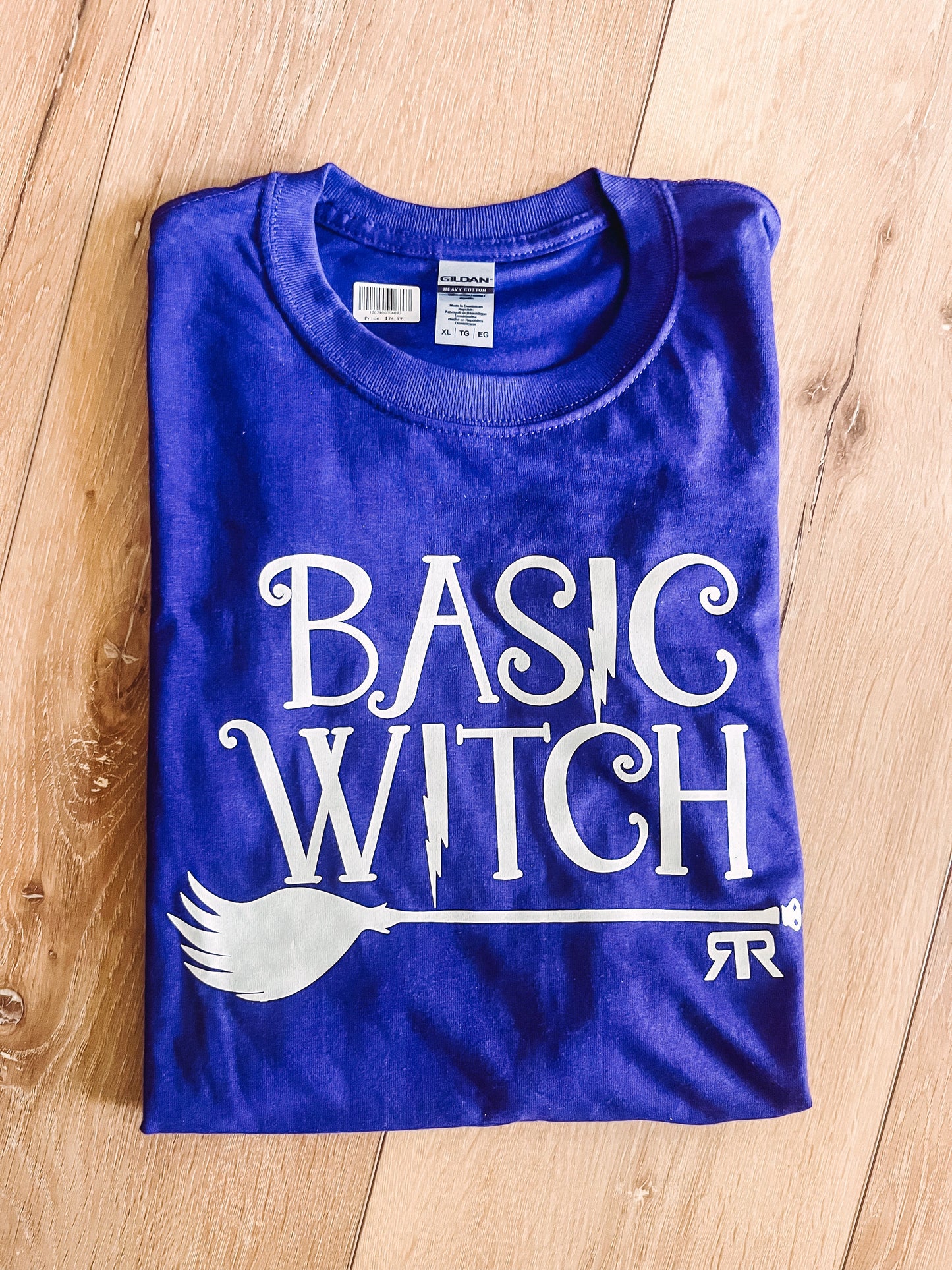 Basic Witch Tee Wildflowers & Denim