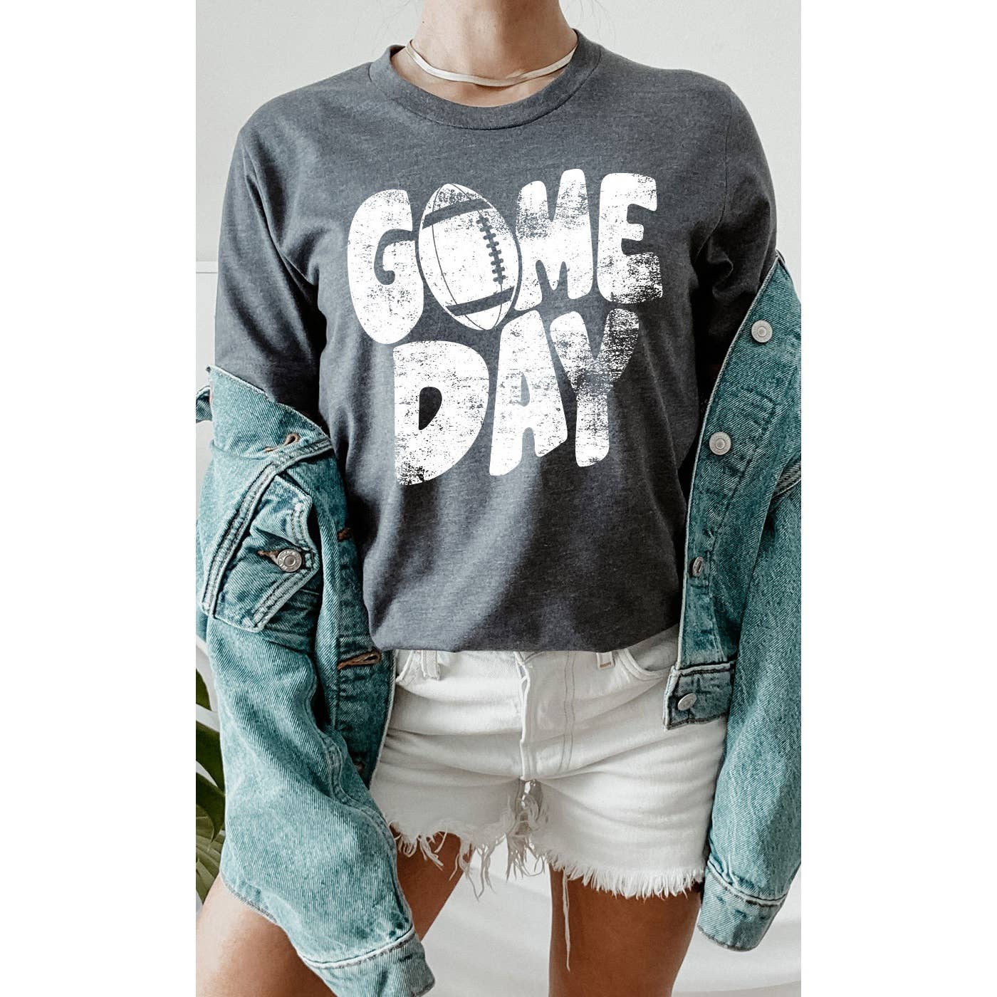 Distressed Game Day Graphic Tee Kissed Apparel