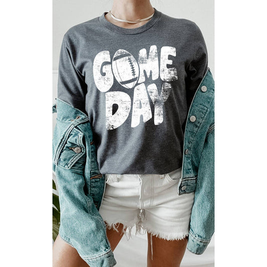 Distressed Game Day Graphic Tee Kissed Apparel