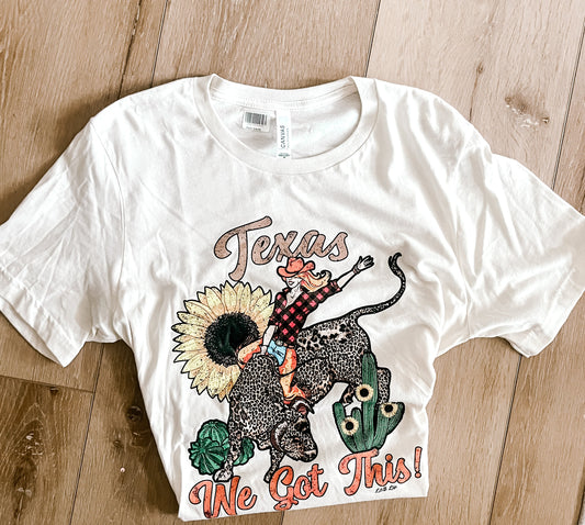 Texas We Got This Tee Wildflowers & Denim