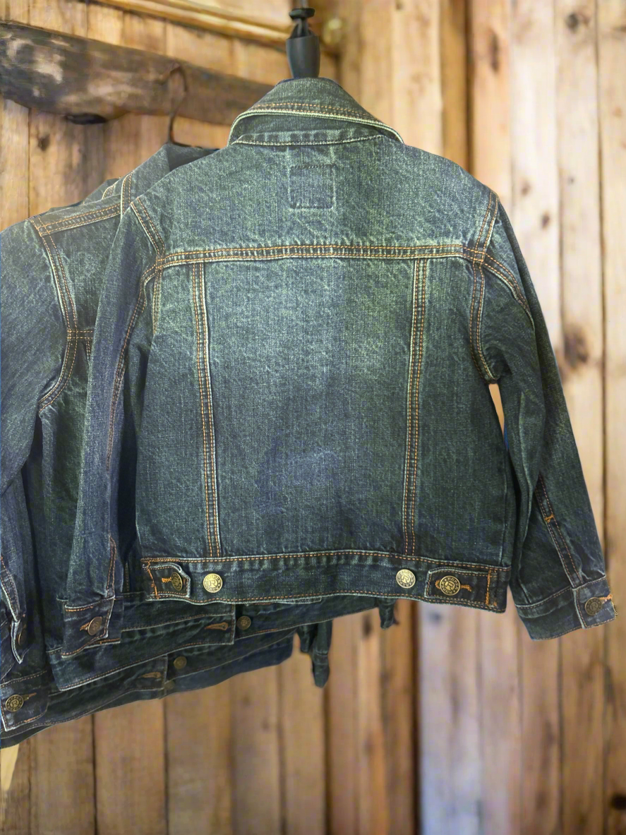Roper Kids Denim Jacket Wildflowers & Denim