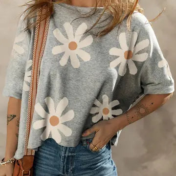 Float Flower Shirt Wildflowers & Denim