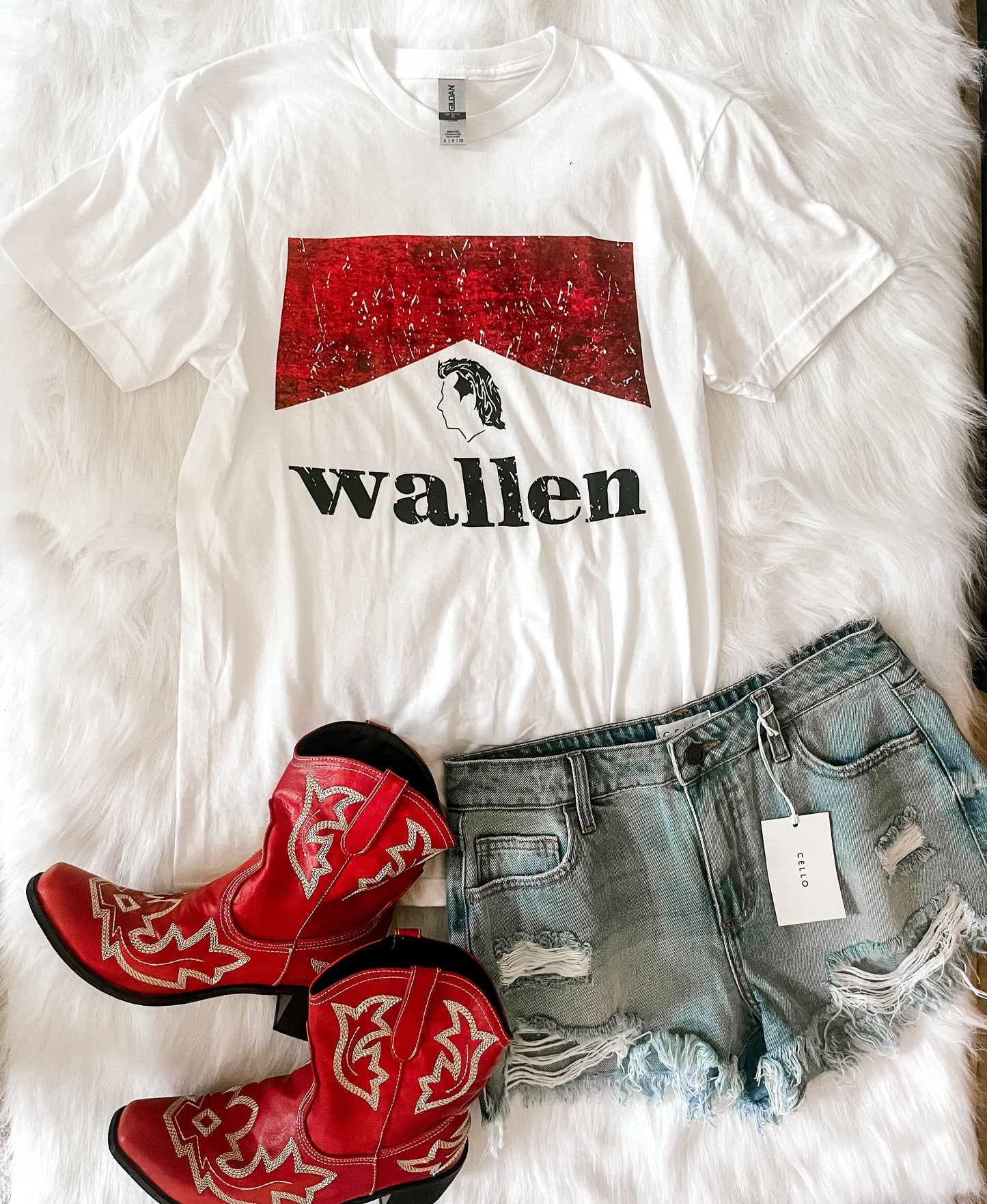 Morgan Wallen TShirt Wildflowers & Denim