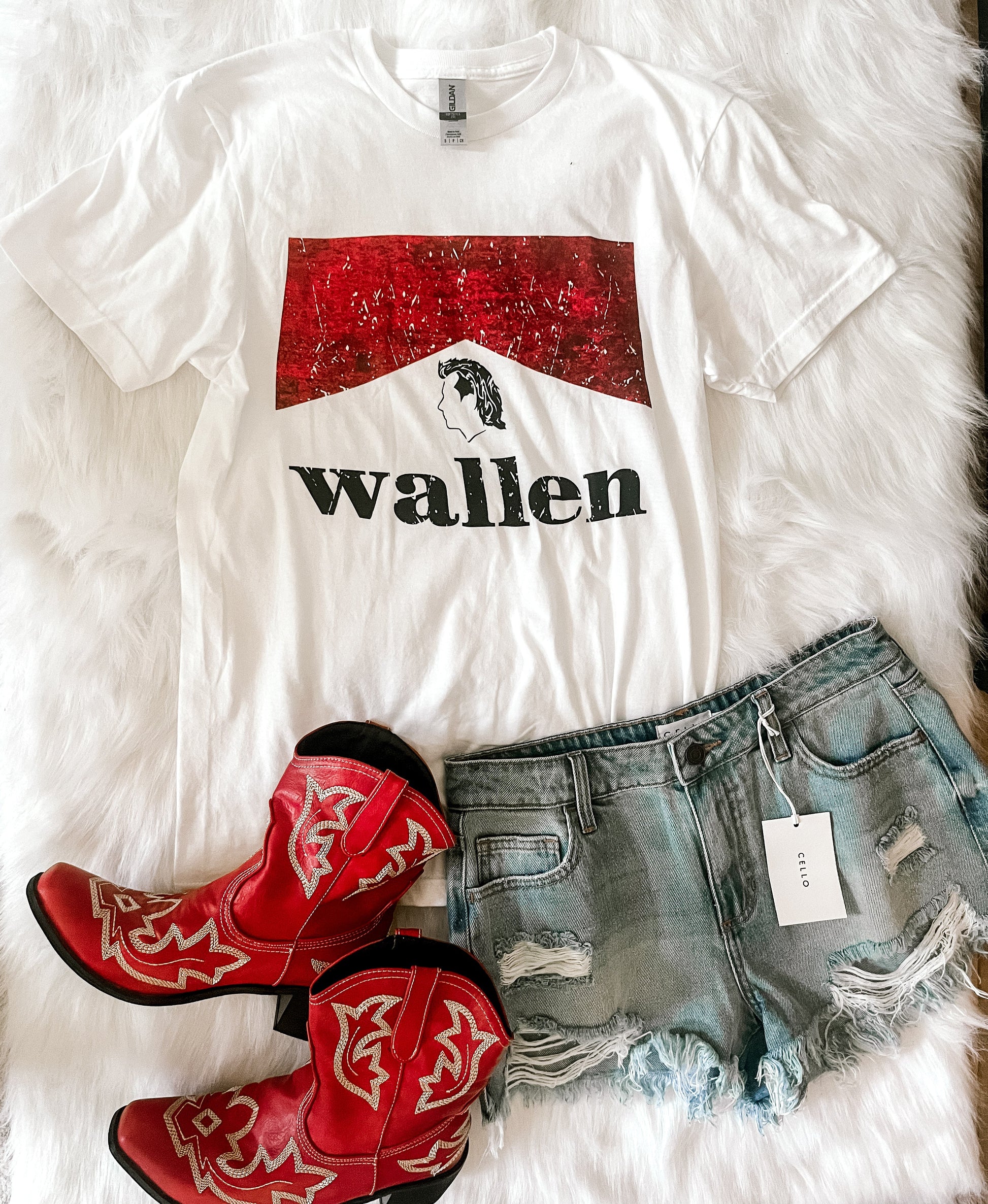 Morgan Wallen TShirt Wildflowers & Denim