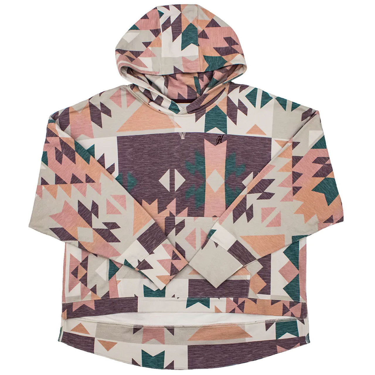 Roomy Hooey Hoodie Wildflowers & Denim