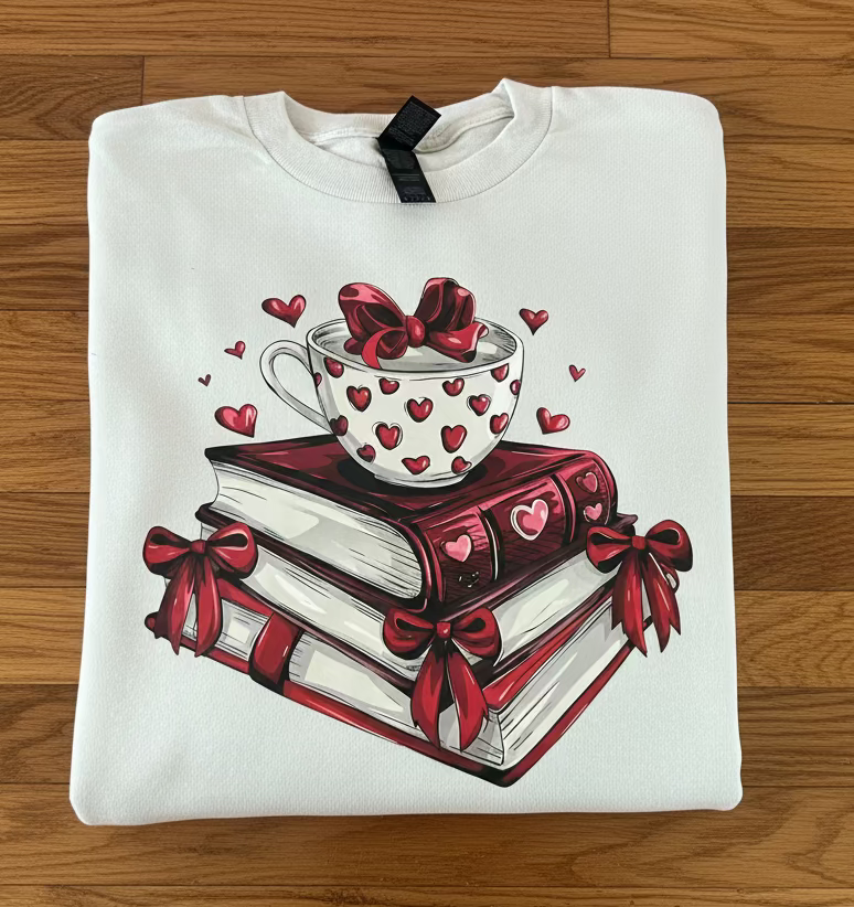 All Booked for Valentine’s Day Gildan Tee