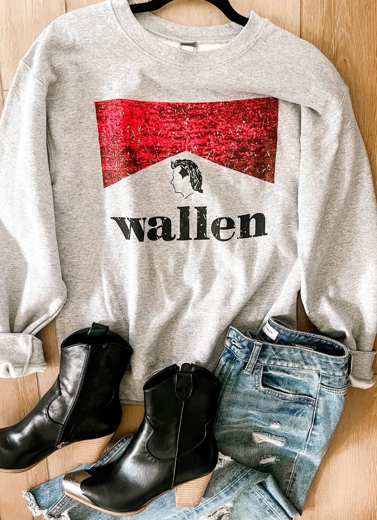 Morgan Wallen Crew Neck Wildflowers & Denim
