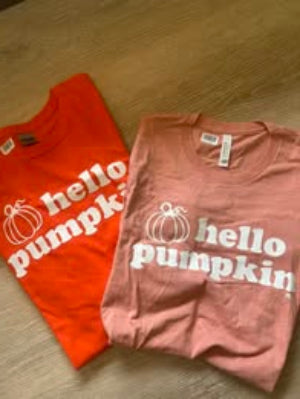 Hello Pumpkin Tee Wildflowers & Denim