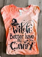 Witch Better Have my Candy Tee Wildflowers & Denim
