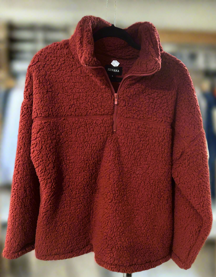 Sherpa Quarter Zip ZENANA