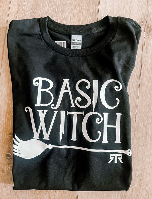 Basic Witch Tee Wildflowers & Denim