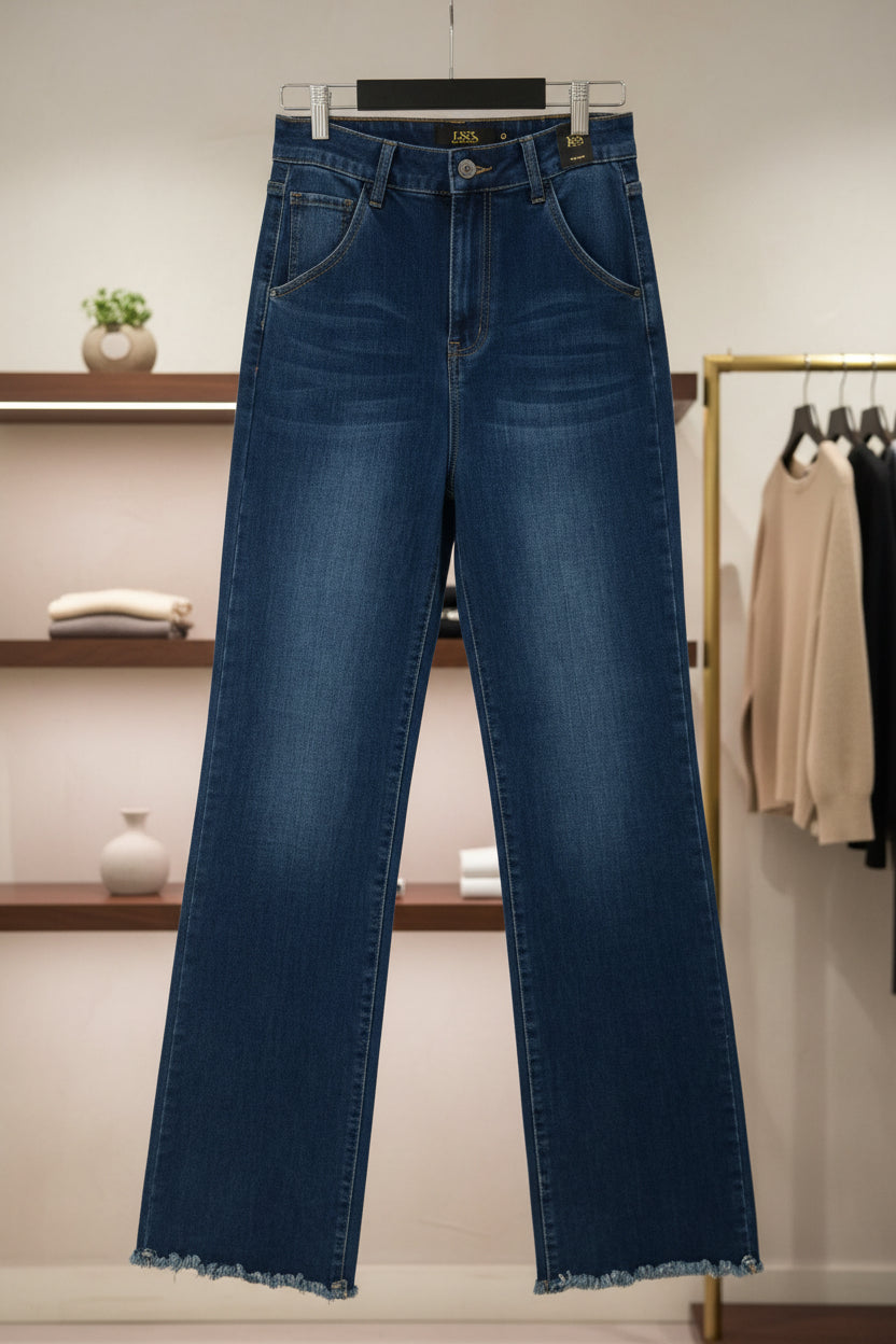 L&B High Rise Raw Hem jeans
