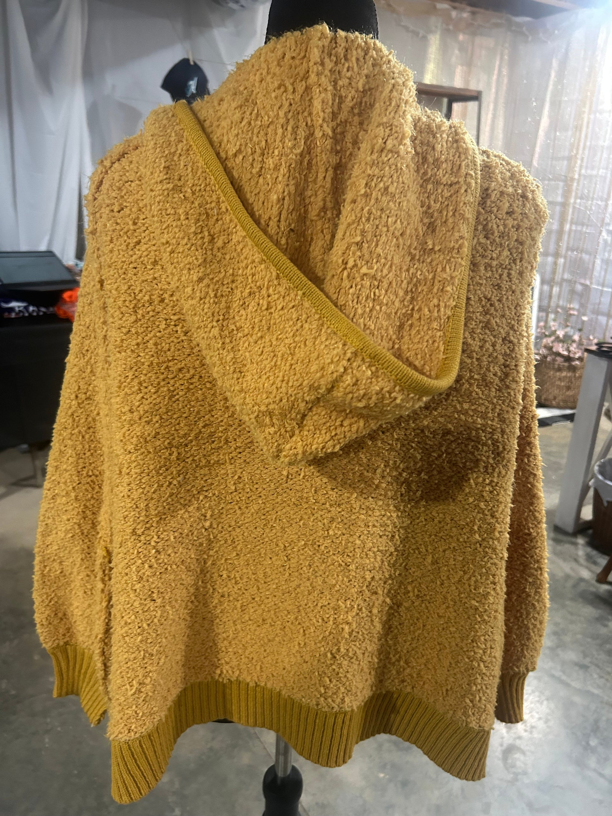 Sherpa Hooded Jackets Wildflowers & Denim