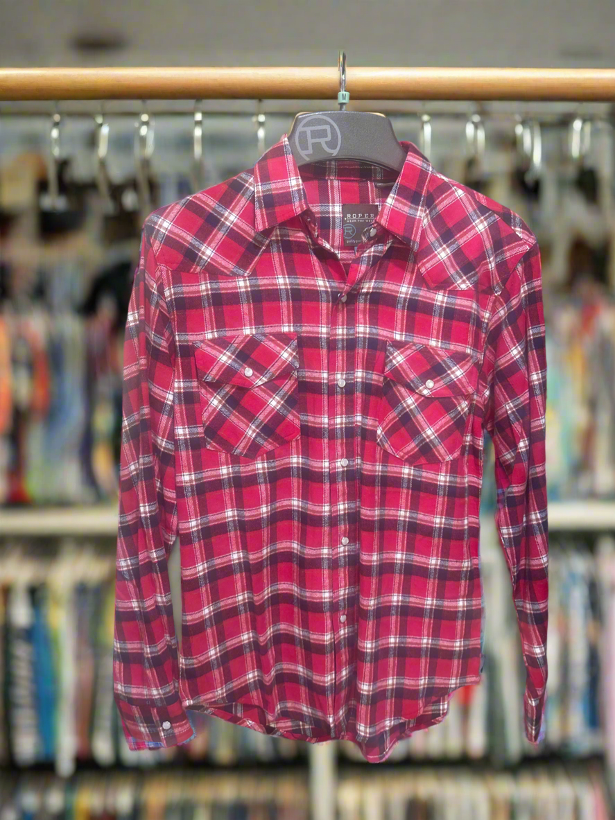 Roper Flannel Wildflowers & Denim