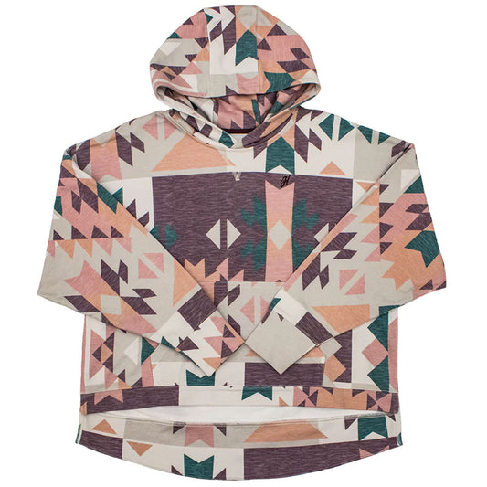 Roomy Hooey Hoodie Wildflowers & Denim