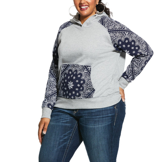 Ariat Real Relaxed Hoodie Wildflowers & Denim