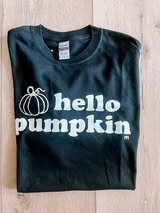 Hello Pumpkin Tee Wildflowers & Denim